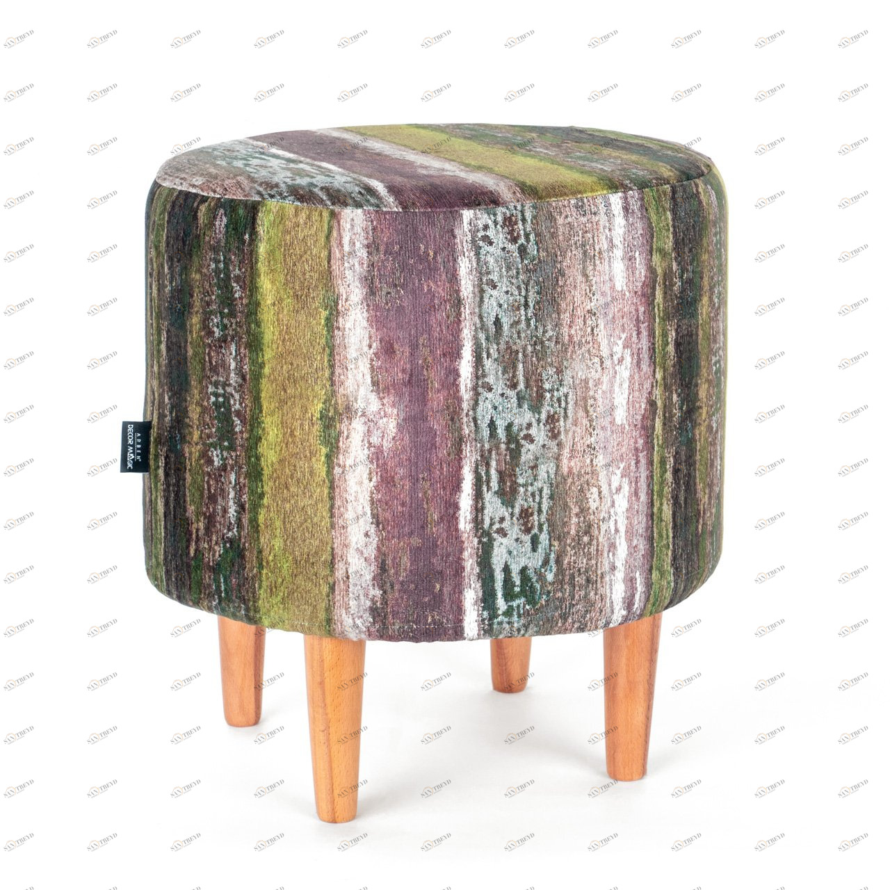 Пуфик мягкий на ножках Village ARBEN DECOR MAGIC VILLAGE 00-3833284 Разноцветный;серый;фиолетовый 