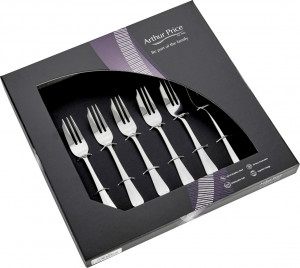 10602163 Arthur Price Набор десертных вилок Arthur Price "Рэттейл", 6шт, п/к Сталь 18/10