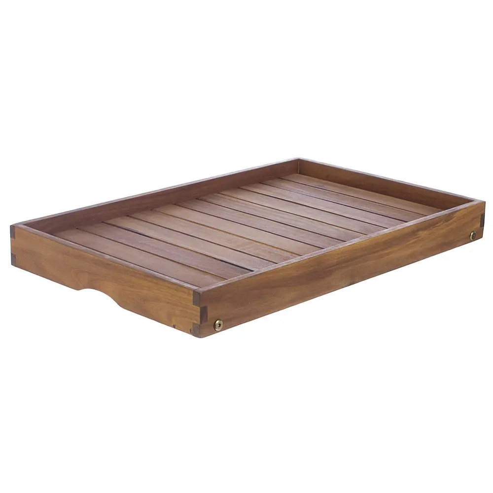 Поднос на ножках 35x55x23.5 см, акация 18148134 STLM-2148449 Santreyd  - Вид №1