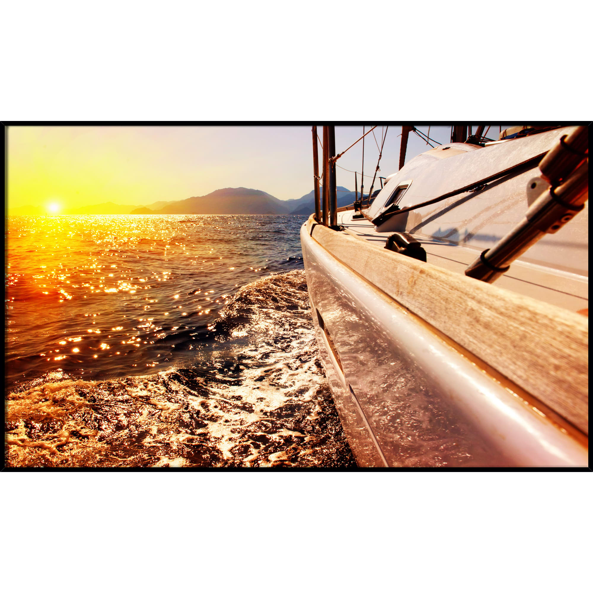 83211841 Картина в раме «Яхта» 60х100 см Santreyd 