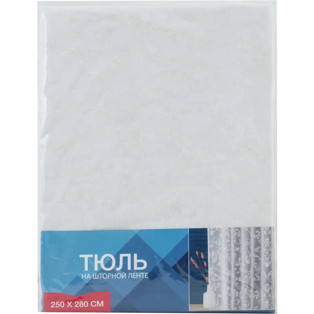 Тюль на ленте «Узор» 250x280 см цвет жёлтый GARDEN STLM-2047860 - Вид №6