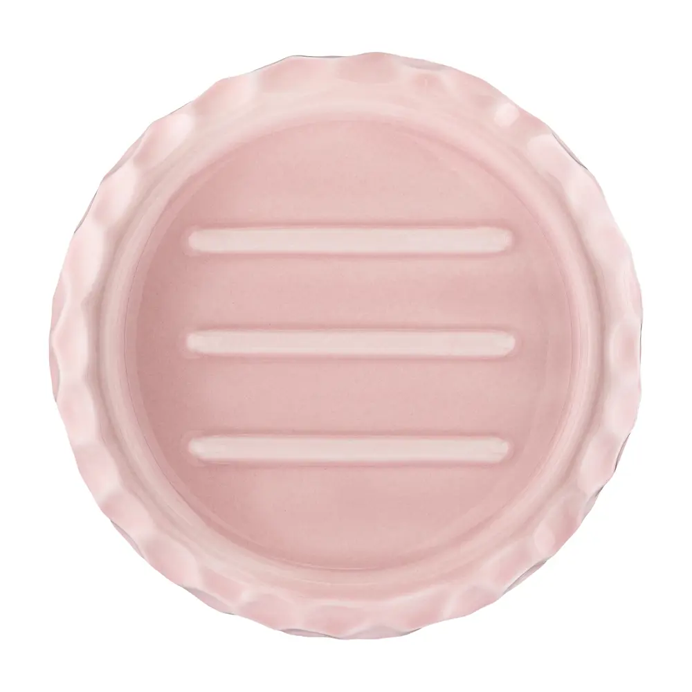 Мыльница Rosy керамика цвет розовый MOROSHKA STLM-2055171 - Вид №1