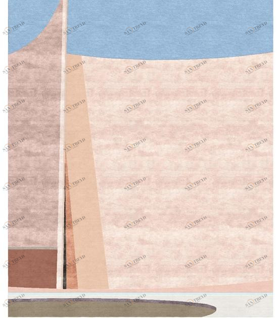 Tapis Rouge Прямоугольный коврик ручной работы Ambiance Tr1508