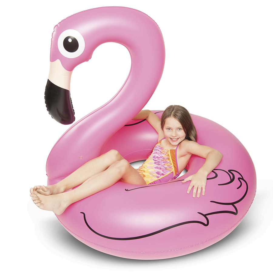 BMPFPF Круг надувной , pink flamingo BigMouth  - Вид №5