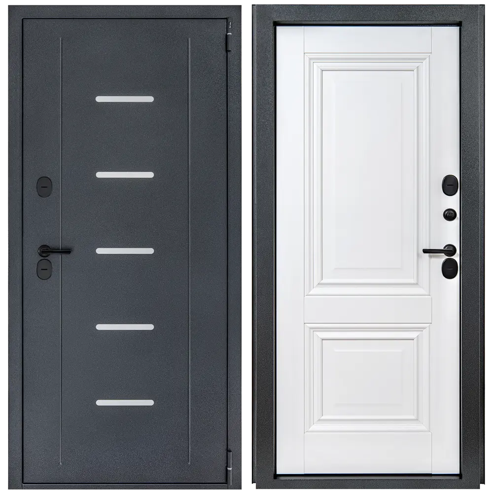 Дверь входная металлическая Порта Т-1 98x205 см правая белый PORTIKA STLM-2004711