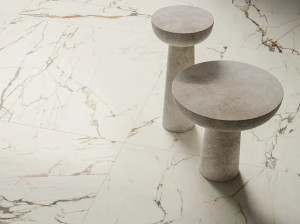 Пол / керамогранит с мраморным эффектом