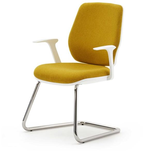 ESTEL GROUP Консольный офисный стул с тканевой обивкой и подлокотниками sun-id-1438294 - Вид №1