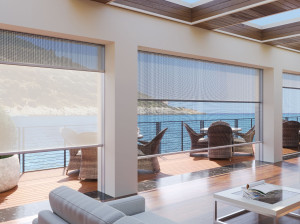 Вертикальная раздвижная москитная сетка