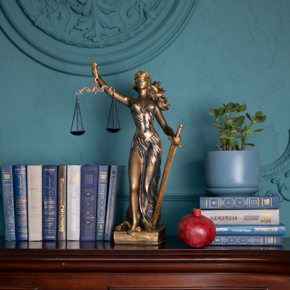 22416 Статуэтка Фемида 3 Бронза BOGACHO 4627138239520 - Вид №10