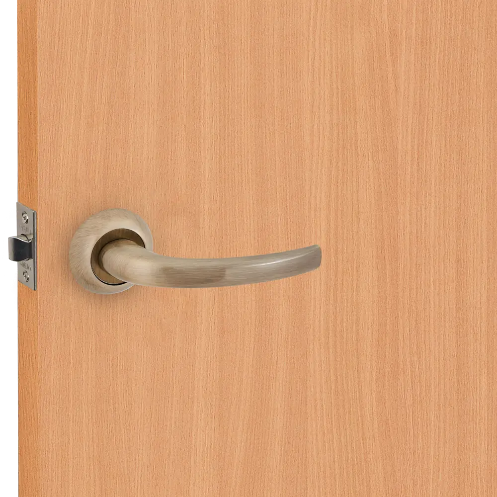 Дверные ручки Punto Arco без запирания цвет бронза STLM-2095644 - Вид №7