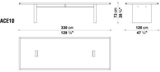 B&B Italia Project Прямоугольный рабочий стол Ac executive sun-id-1502333 - Вид №3