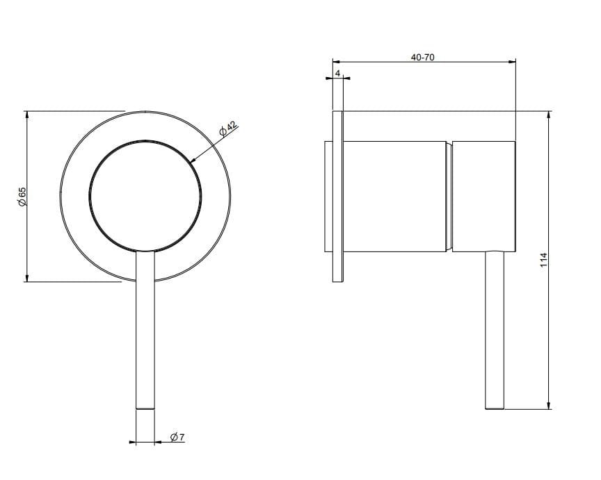 Пульт дистанционного управления из нержавеющей стали Gessi Мелы316 ARCH-00124163 - Вид №2