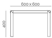 PF Stile Прямоугольный журнальный столик из стали sun-id-1416116 - Вид №3