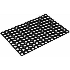 Коврик грязезащитный каучук Amigo 100x150 см цвет черный