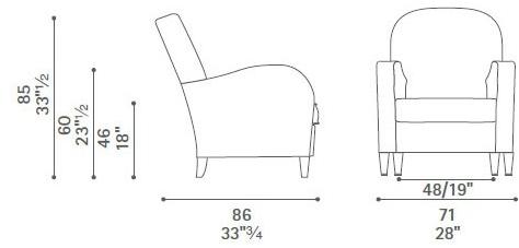 Poltrona Frau Кожаное кресло La collezione - divani e poltrone sun-id-1403442 - Вид №2