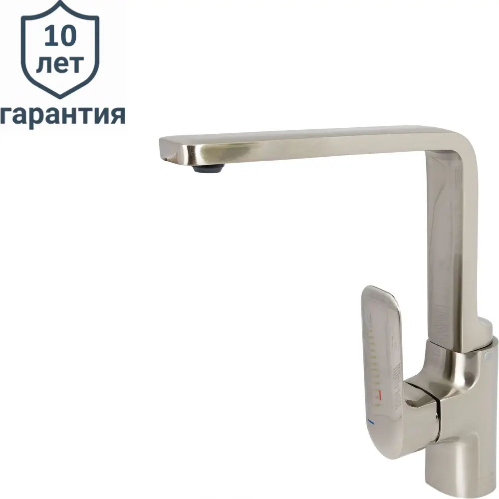 Смеситель для кухни Delinia Remix общая высота 28.1 см цвет никель STLM-2193338 - Вид №1