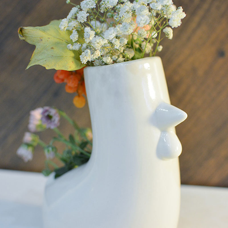 ЕСB-5-02 Горшок для растений петушок Экочеловеки  - Вид №3