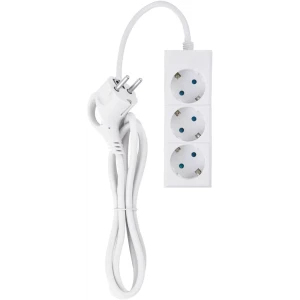 Удлинитель с заземлением Duwi 3 розетки со шторками, 3x1.5мм2, 3 м