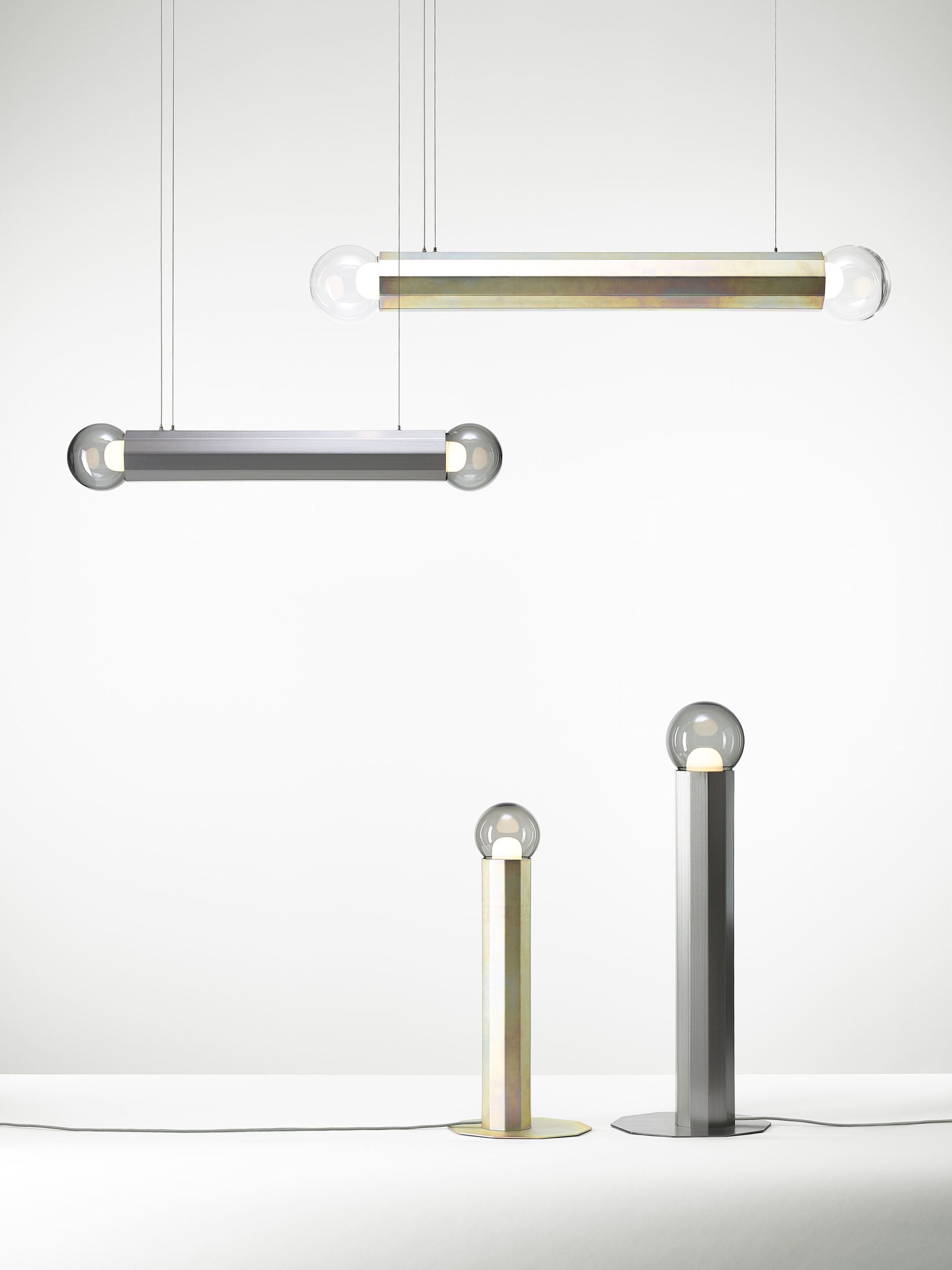 Светодиодный торшер из выдувного стекла и металла BROKIS Prisma ARCH-00031038 - Вид №12