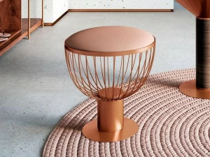 Momocca Табурет металлический с тканевым сиденьем Emma