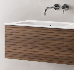 DI3609.10/NOCE IBC Diana, тумба под раковину 90 см (Push открытие), цвет орех