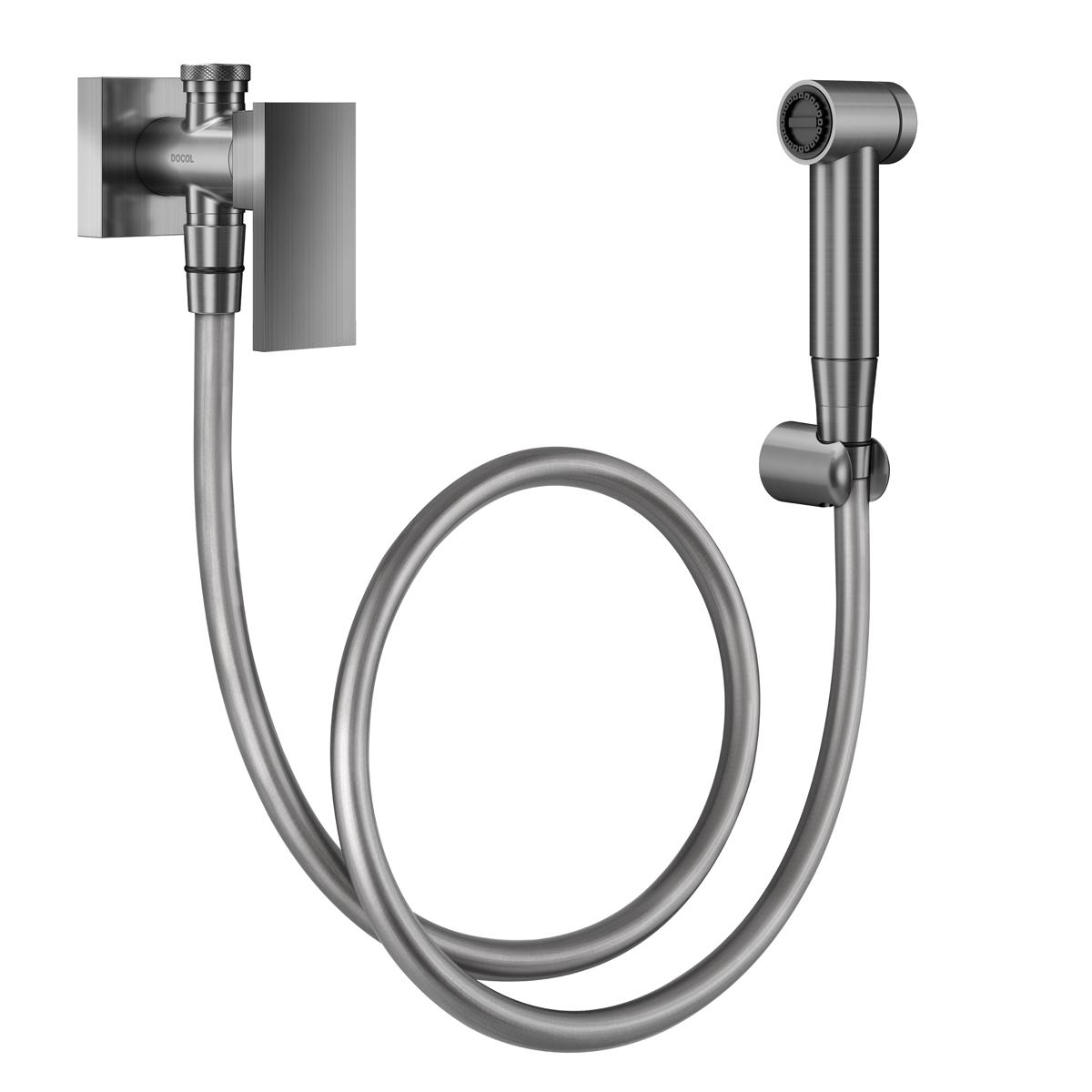 00925670 Гигиенический душ с регистрацией и полированным медным краном Docol NEW EDGE 