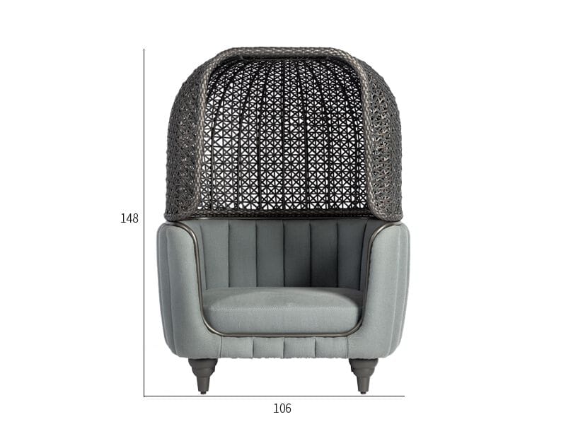 Ротанг сад стул VINEKO Холли ARCH-00076085 - Вид №3