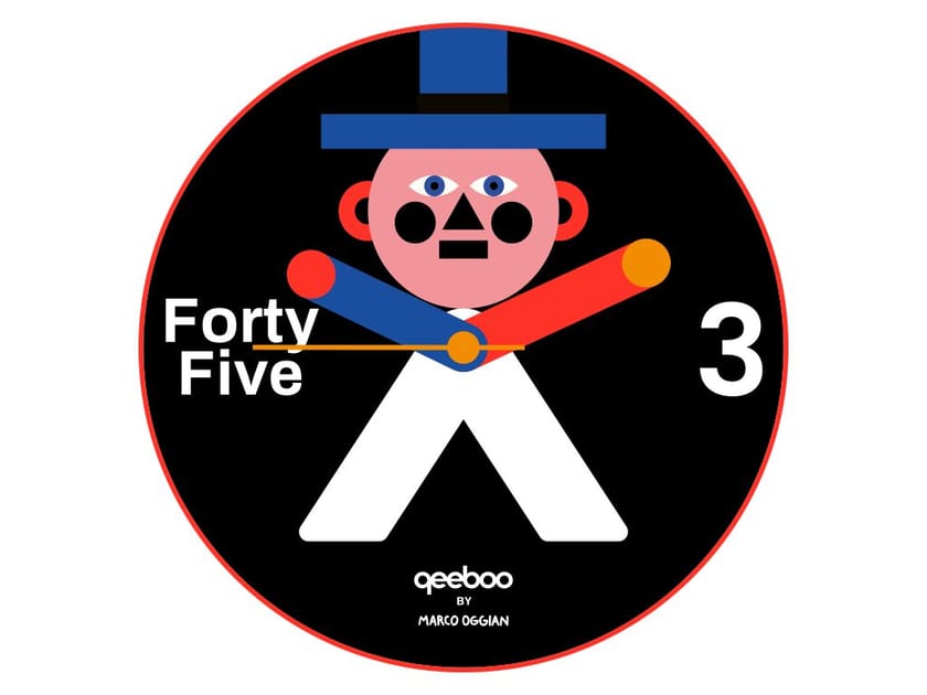 Керамические настенные часы Qeeboo Oggian ARCH-00077857