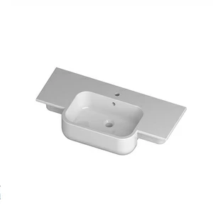 QS10035101 Подвесная раковина настенная овальная Disegno Ceramica  белая