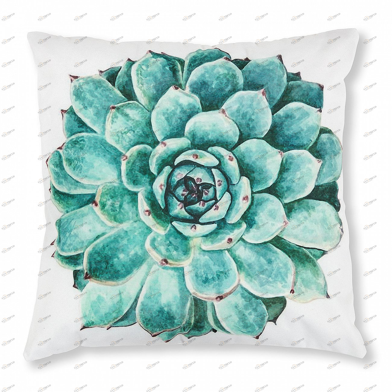 Чехол на подушку Jeane 45x45с принтом от La Forma LA FORMA РИСУНОК, ЦВЕТЫ, РАСТЕНИЯ 299178 Зеленый 