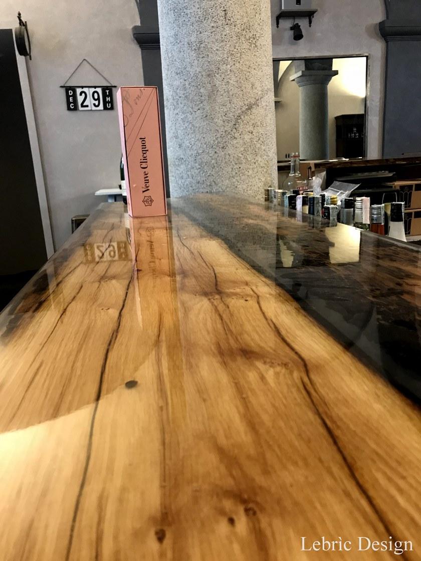 ANTICO TRENTINO Барная стойка из дерева Briccola Lebrìc design - legno e resina sun-id-1516292 - Вид №5