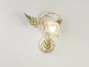 Металлический настенный светильник с фиксированной рукояткой