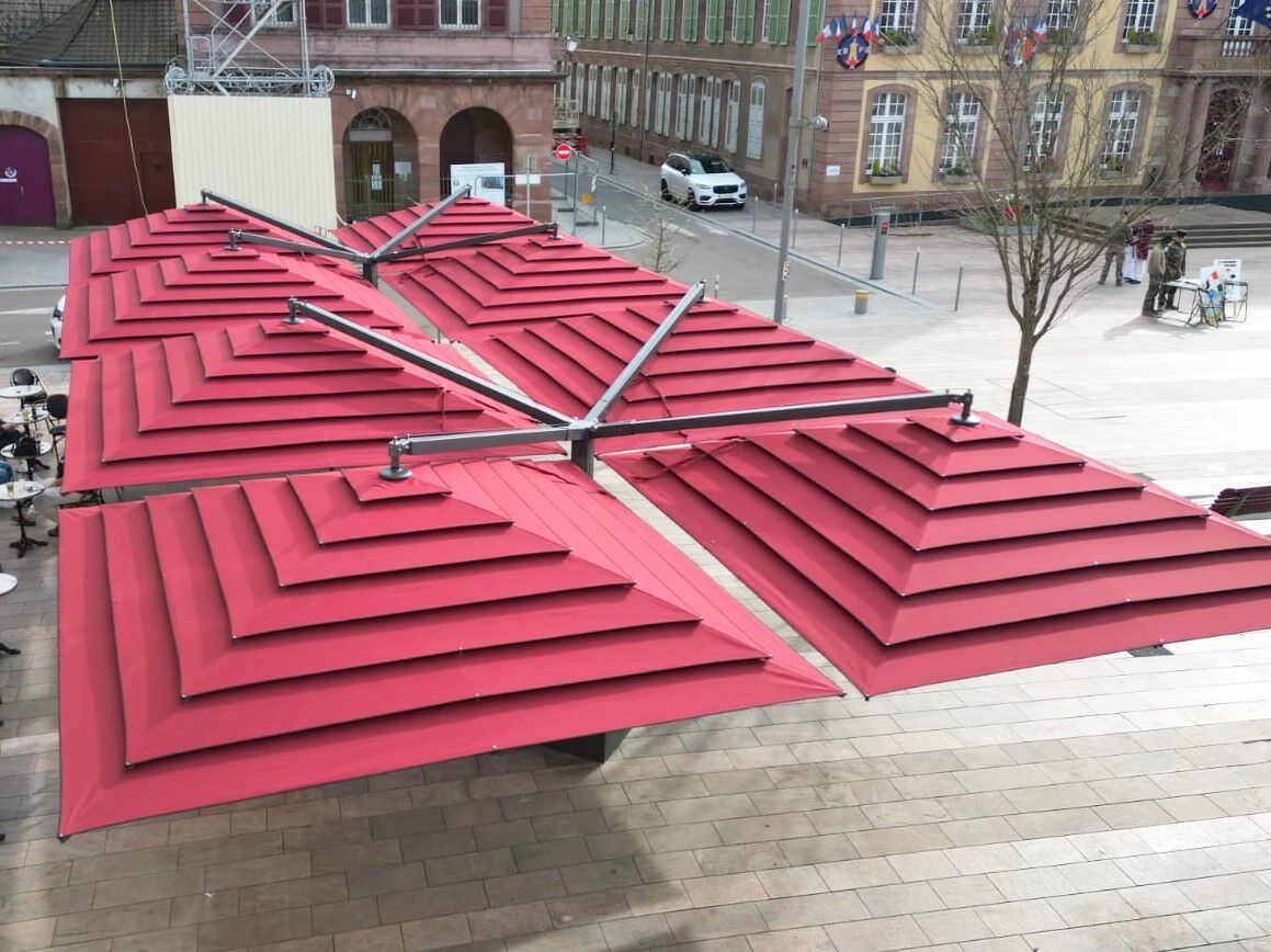 Зонтик в ироко Gardenart QUADRIFOGLIO ARCH-00146993