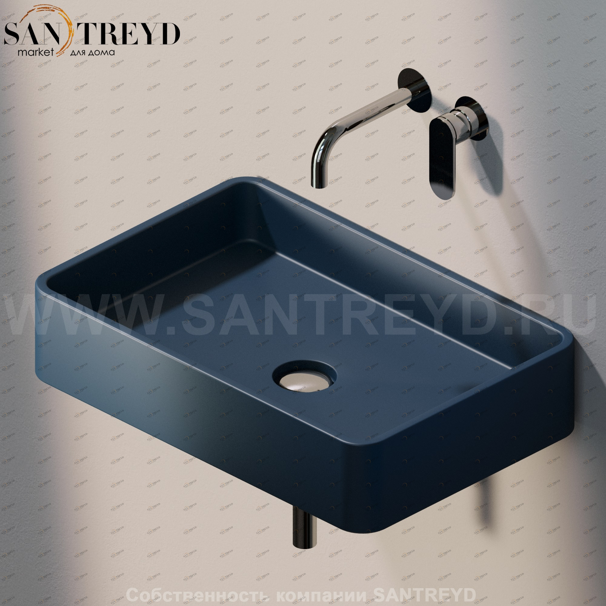 MWL607016 Подвесная раковина настенная прямоугольная Ceramica Flaminia Miniwash