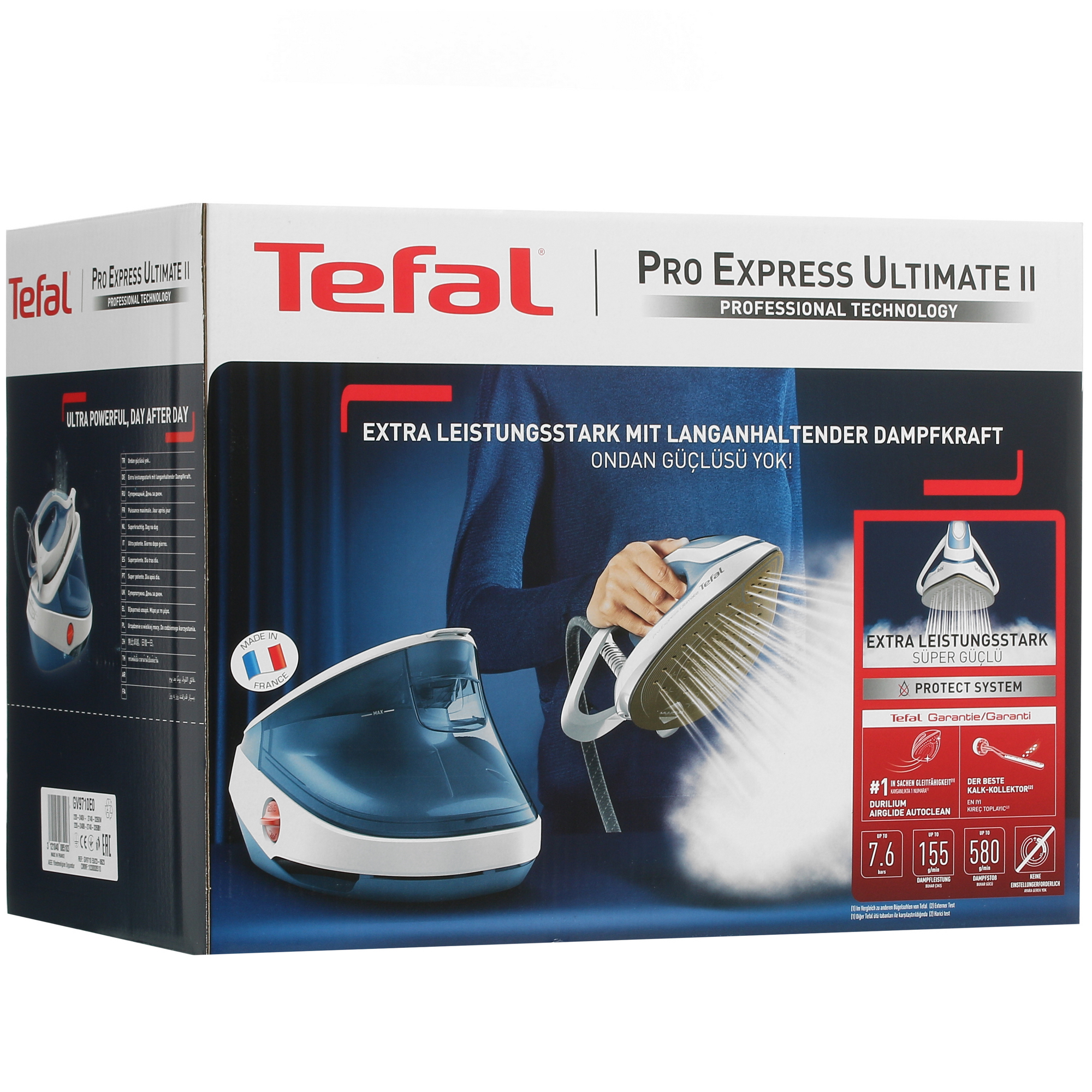 9983008 Парогенератор Tefal Pro Express Ultimate II GV9710E0 голубой STDN-0103366 - Вид №12
