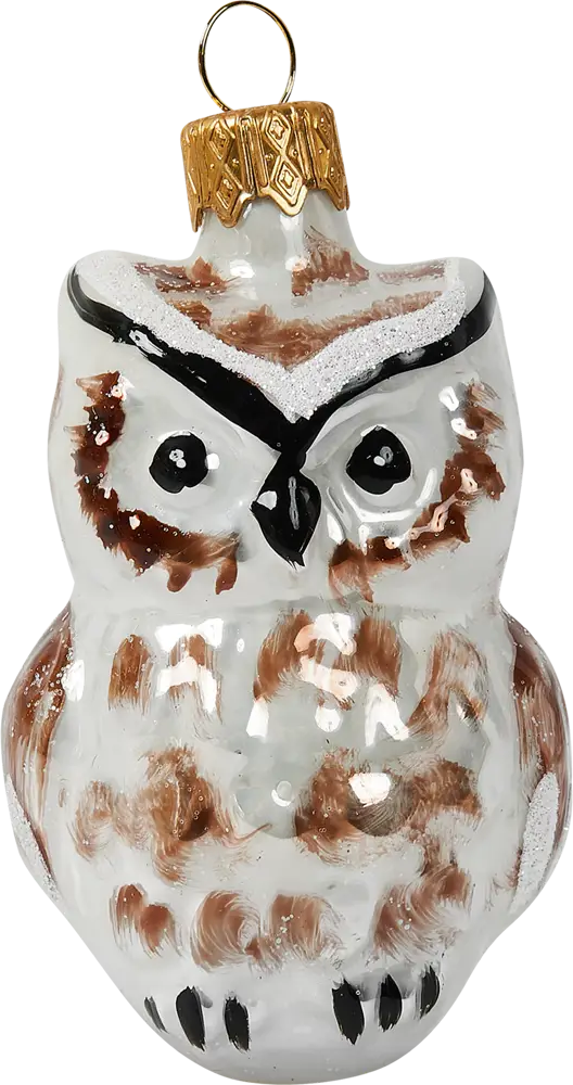 85178240 Елочное украшение Сова ФУ-604 Коломеев 8x5 см STLM-0955113