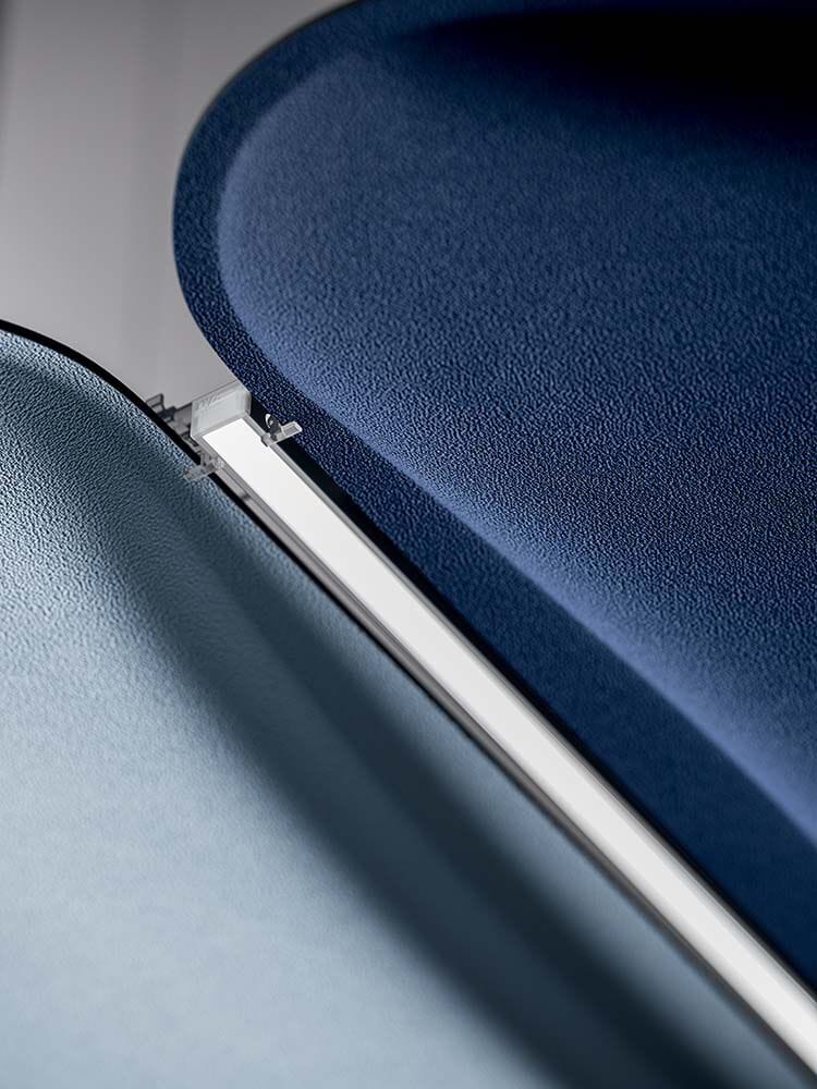 Алюминиевый акустический светодиодный подвесной светильник Quadrifoglio Group Design Lighting ARCH-00005654 - Вид №3