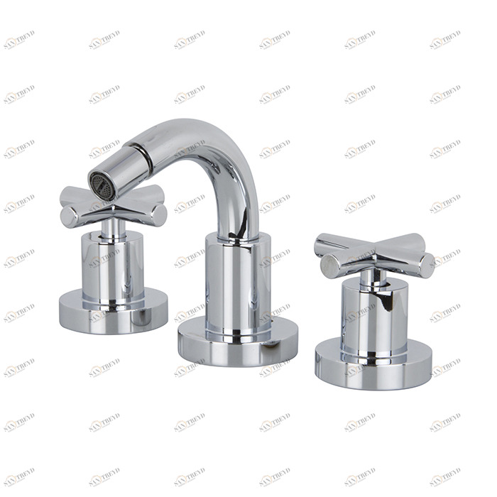 F5302W Cмеситель для биде на 3 отверстия с вращающимся изливом FIMA CARLO FRATTINI Maxima 