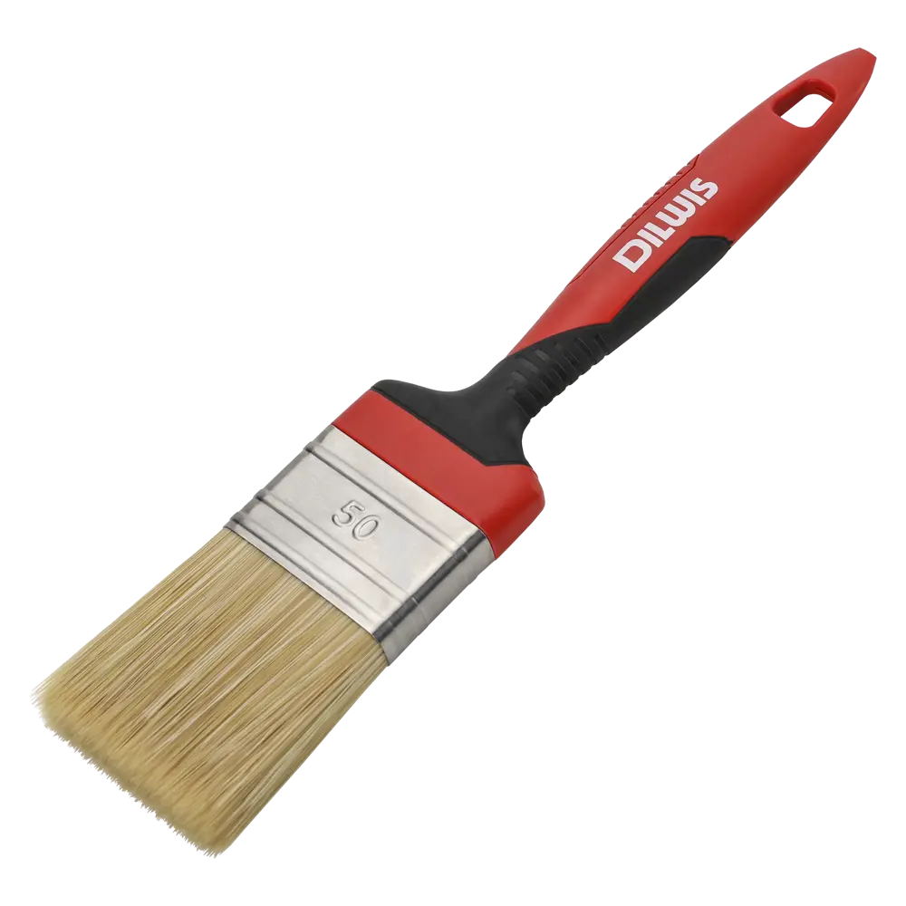 Кисть плоская для алкидных красок 50 мм DILWIS синтетическая щетина STLM-2006771