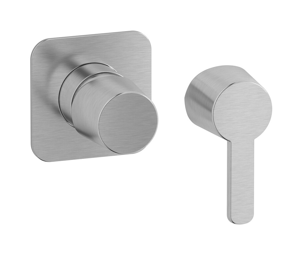 Внешние части встроенного смесителя на 1 потребителя WE ARE IB aa313np Brushed Nickel TAAAC