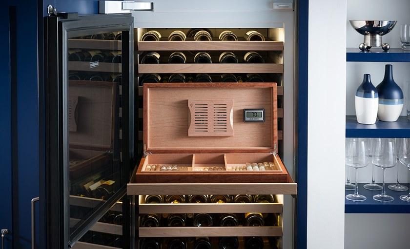 Sub-Zero Двухтемпературный холодильник из нержавеющей стали Cantine vino Icbiw-24  - Вид №4