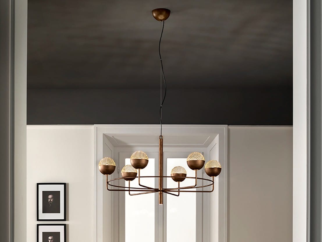 Металлический светодиодный подвесной светильник Masiero Iglù ARCH-00009783