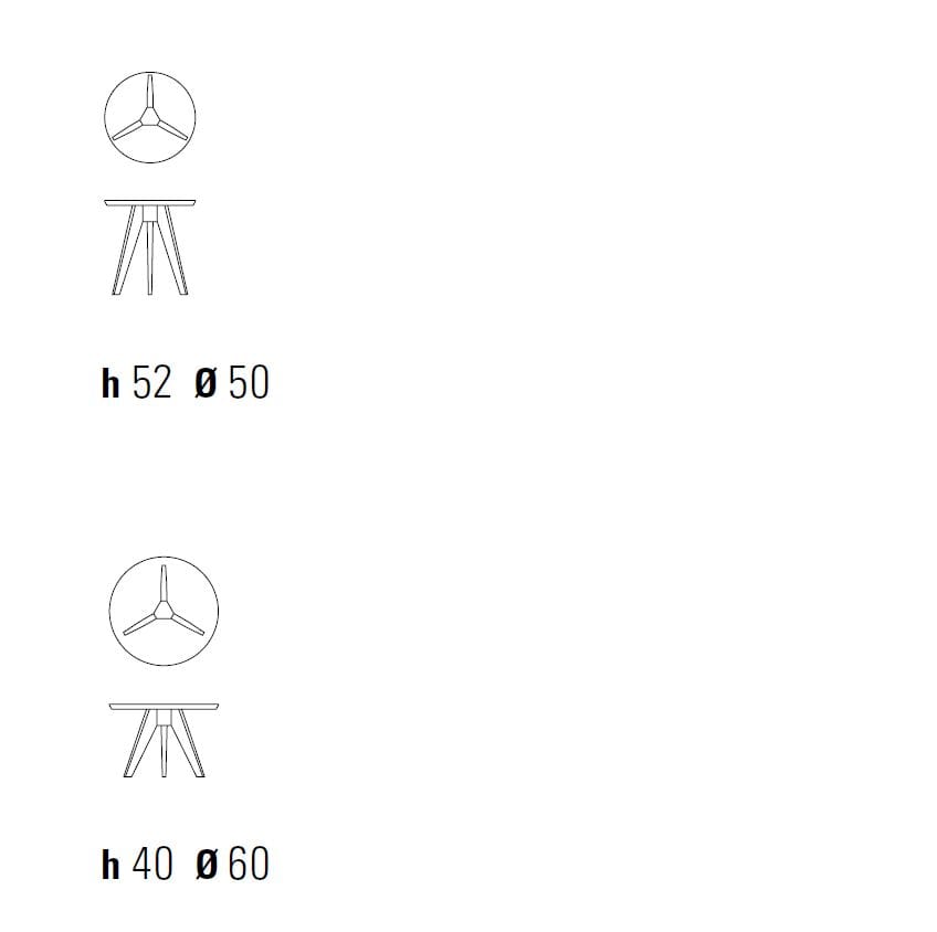 Круглый журнальный столик из массива дерева ZEITRAUM ужин ARCH-00090237 - Вид №2