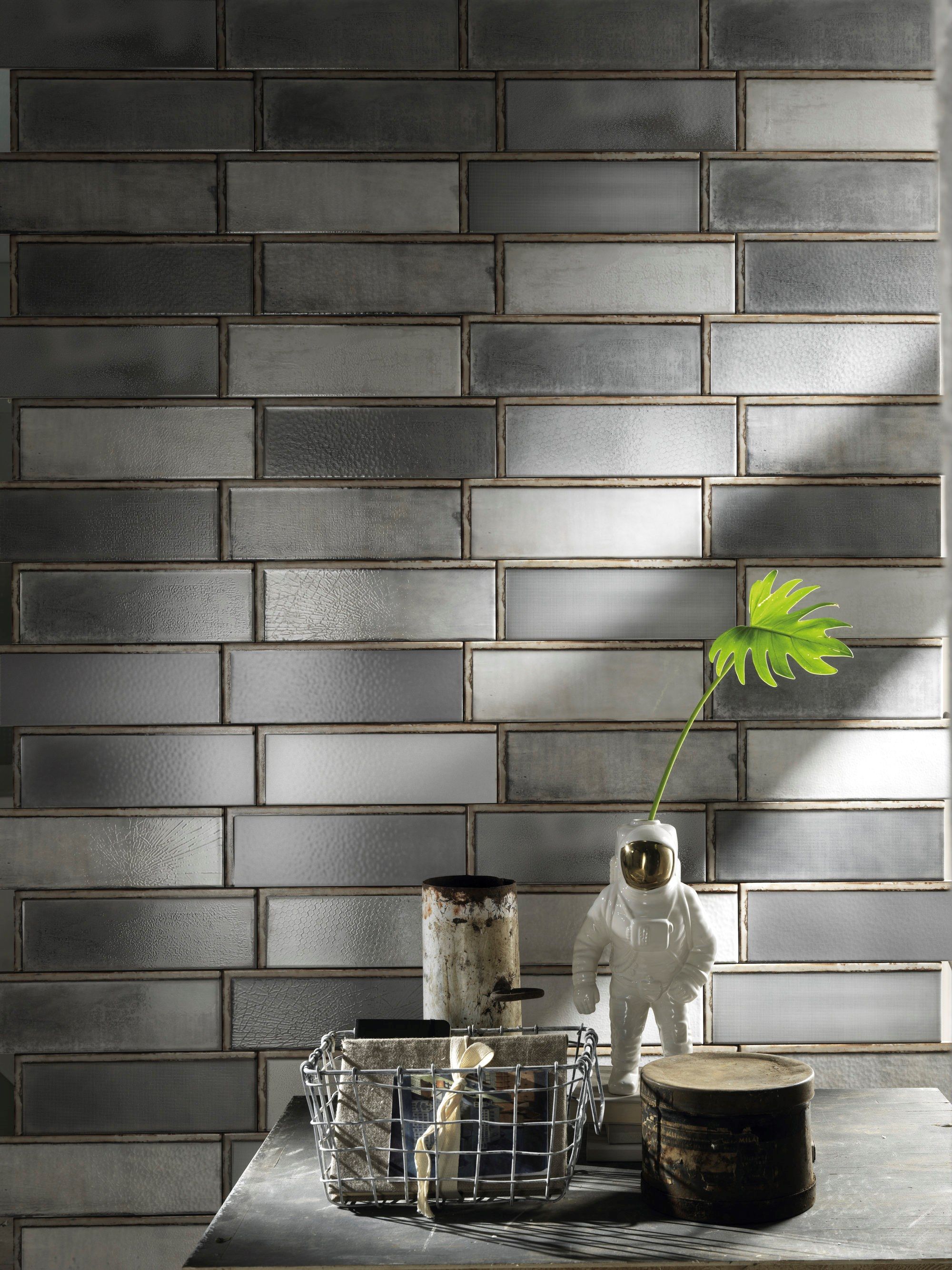 Внутренняя отделка керамогранита с металлическим эффектом IRIS Ceramica Diesel Living ARCH-00104263 - Вид №1