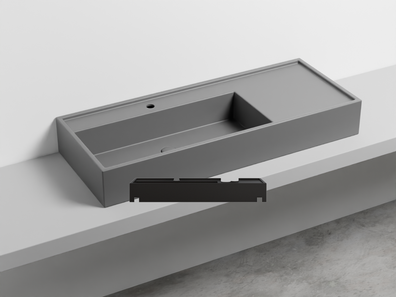 PNLA115-LV Керамическая раковина на одно отверстие 115 cielo Plinio Ceramica Cielo