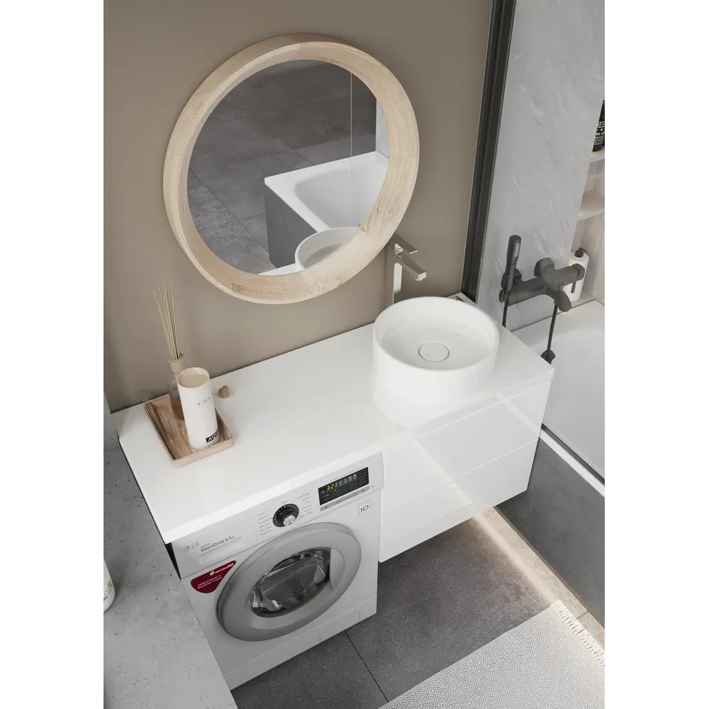 Столешница Santreyd Scandi для ванной из литьевого мрамора 83603360 STLM-0042382 - Вид №4