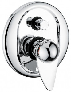 5019CR Внутристенный смеситель Cheope на 2 выхода, цвет хром