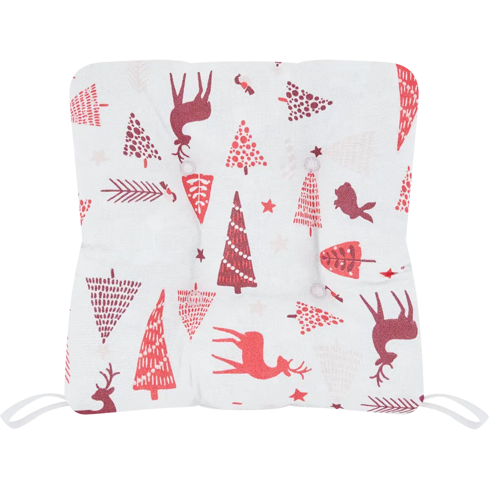 Сидушка Altali Скандинавия 40x40 см цвет серо-красный STLM-2131418