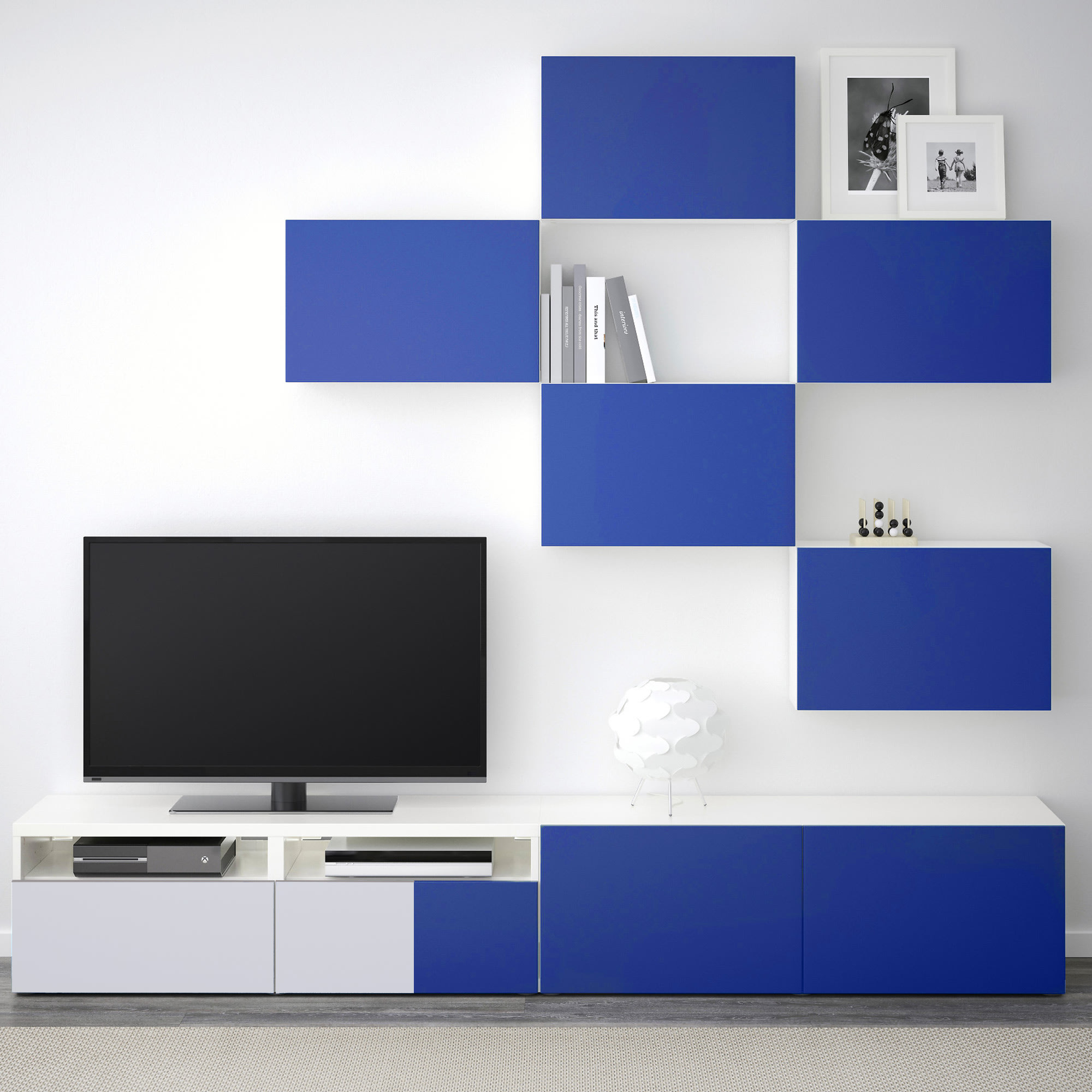 14111588 Пленка самоклеящаяся 7010В, 0.45х2 м, цвет синий, глянцевый Santreyd  - Вид №1