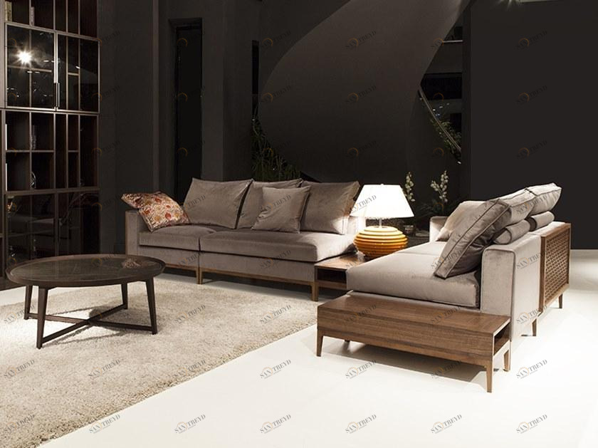 Mobi Модульный угловой диван из ткани Casablanca sun-id-1448283